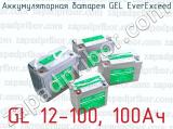 Аккумуляторная батарея GEL EverExceed GL 12-100, 100Ач 
