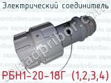 Электрический соединитель РБН1-20-18Г (1,2,3,4) 