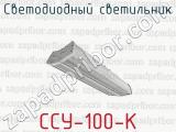 Светодиодный светильник ССУ-100-К 