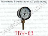 Термометр биметаллический радиальный ТБУ-63 