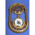 «Феникс»-большой Сувенир-барометр «Феникс»-большой с часами в деревянном корпусе