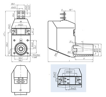 TL-10-3-II-3 - Current transformer - Drawing.
