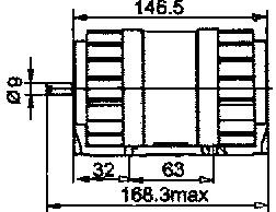 АВ-052-2М чертеж электродвигателя