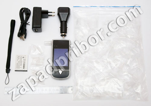 FGTest-60PRO - Breathalyzer - Contents of delivery.