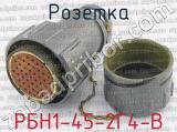 РБН1-45-2Г4-В фотография 2 розетки.