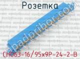 СНО63-16/95х9Р-24-2-В фотография 2 розетки.