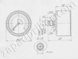 МА-250К чертеж манометра.