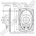 3ГДШ-32Р габаритный чертеж динамика.