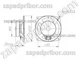 5ГДШ-9 габаритный чертеж динамика.