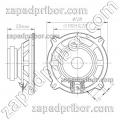 15ГДШ-3 габаритный чертеж динамика.