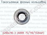 Токосъемник фазный кольцевой E200x110-3 (ARRK 75/110/132kWt) 