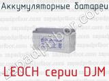 Аккумуляторные батареи LEOCH серии DJM 