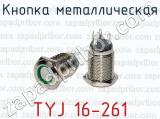 Кнопка металлическая TYJ 16-261 