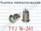 Кнопка металлическая TYJ 16-261