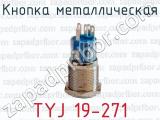 Кнопка металлическая TYJ 19-271 