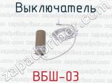 ВБШ-03 фотография 2 выключателя.