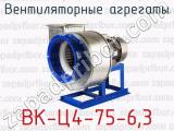 Вентиляторные агрегаты ВК-Ц4-75-6,3 