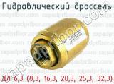 ДЛ 6,3 (8,3, 16,3, 20,3, 25,3, 32,3) фотография 4 гидравлического дросселя.