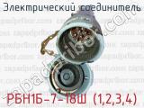 Электрический соединитель РБН1Б-7-18Ш (1,2,3,4) 