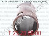 Т.25.20.00.00 фотография 3 ключа специального к плашке регулируемой.