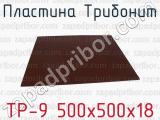 ТР-9 500х500х18 фотография 2 пластины Трибонит.