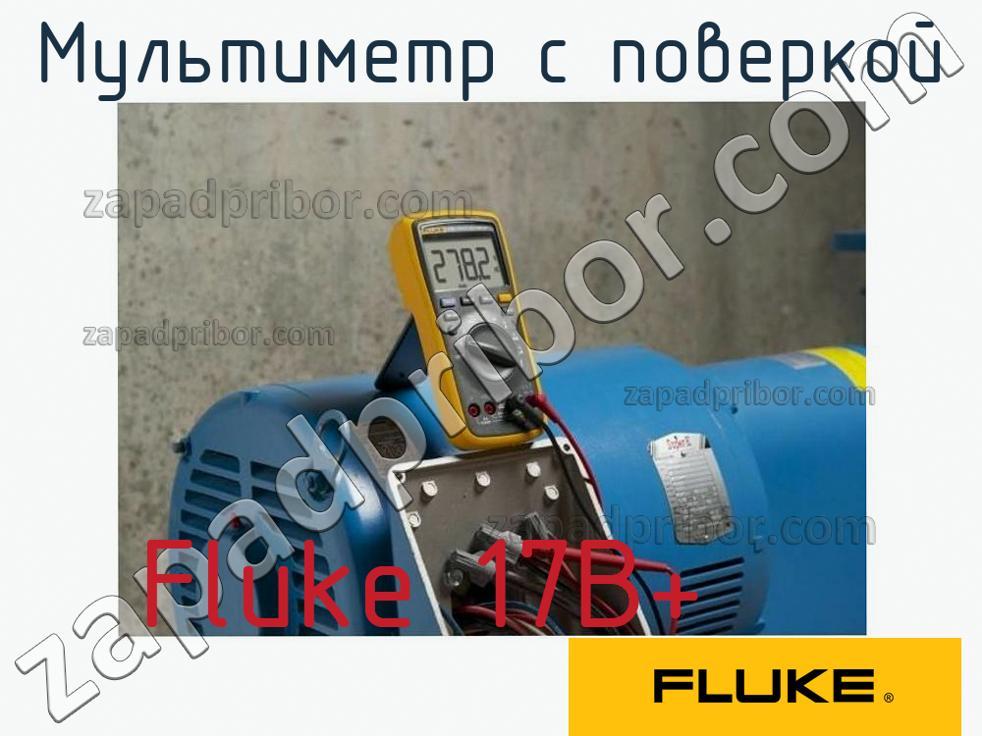 Fluke 17B+ - Мультиметр с поверкой - фотография.