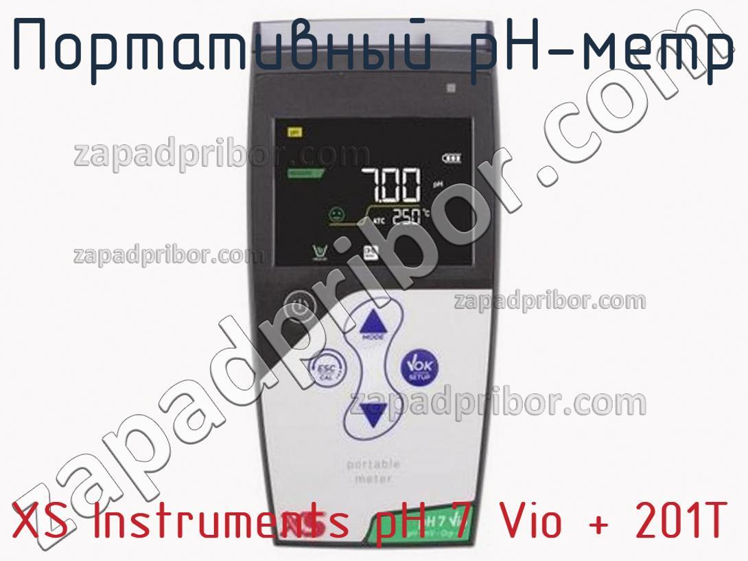 XS Instruments pH 7 Vio + 201T - Портативный pH-метр - фотография.