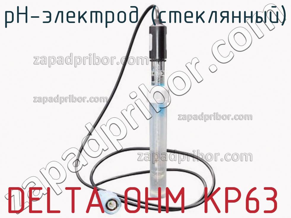 DELTA OHM KP63 - PH-электрод (стеклянный) - фотография.