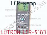 LCR-метр LUTRON LCR-9183 фотография 2.