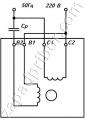 КД-40-2/40РК электрическая схема включения двигателя.