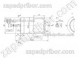 ДАТ 53673 чертеж электродвигателя.