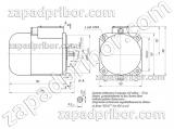 ДАК8-300/400-3 чертеж электродвигателя.