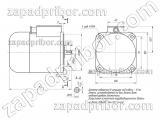 ДАК8-1500/400 чертеж электродвигателя.