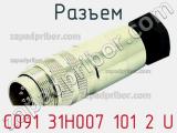 Разъем C091 31H007 101 2 U