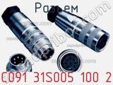 Разъем C091 31S005 100 2 фотография 2.