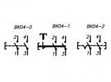 ВК04 электрические схемы выключателей.