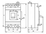 АВ3000 чертеж выключателя.