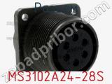 Разъем MS3102A24-28S фотография 2.