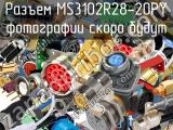 Разъем MS3102R28-20PY