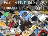 Разъем MS3106E24-2P 