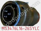 Разъем MS3476L16-26SYLC фотография 2.