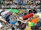 Разъем BACC63CT25-61PN 