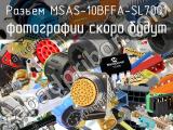 Разъем MSAS-10BFFA-SL7001 