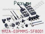 Разъем M12A-03PMMS-SF8001 