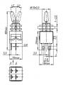ПТ504-1чВ чертеж тумблера.
