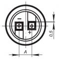 К50-17 чертеж конденсатора неизолированного сверху.