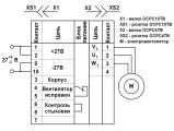 0,45ЭВ-0,4-55-4920 схема подключения электровентилятора.