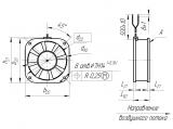 1,25ЭВ-2,8-8-4225 чертеж электровентилятора.