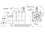 УАД-74Ф чертеж электродвигателя.