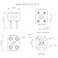 ОНП-ВГ-2-4/15х12-Р21 чертеж розетки.